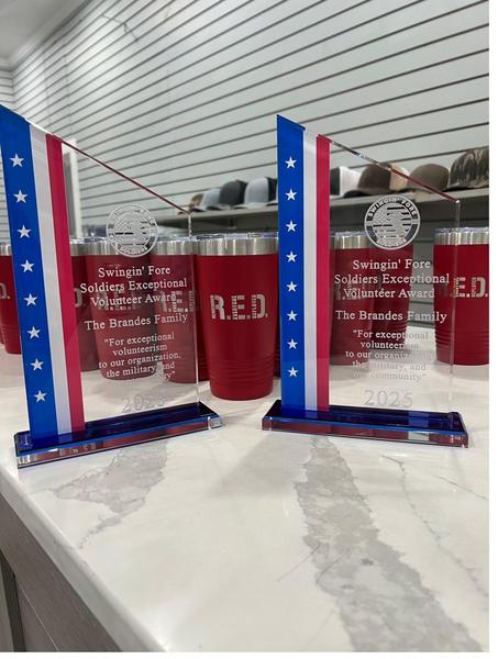 Swingin Fore Soldiers volunteer award