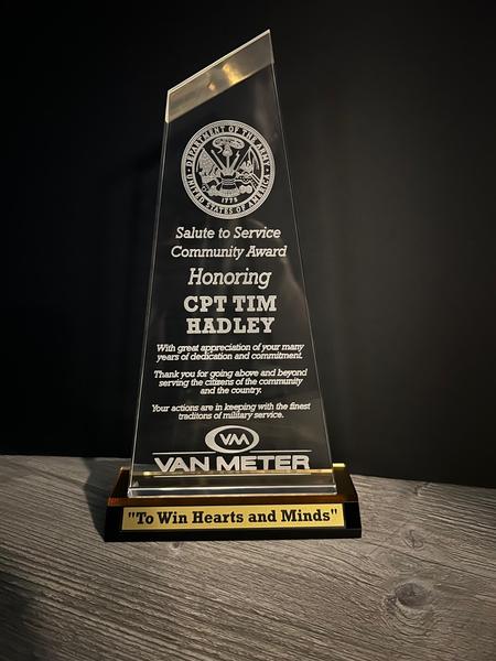Crystal Salute to Service community award